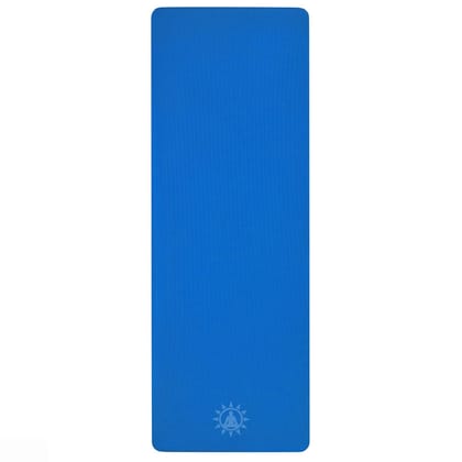 Yogwise Blue 4mm Yoga Mat for Home Workouts and Gym
