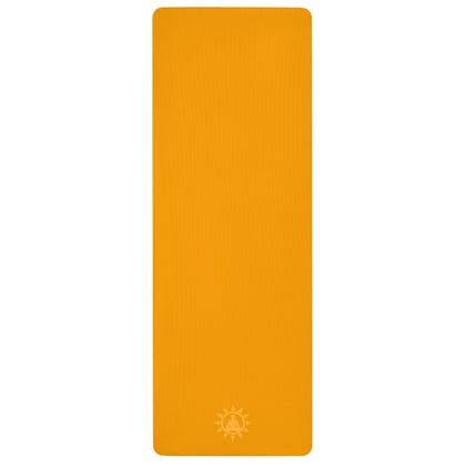 Yogwise 4mm Orange Yoga Mat for Home Workouts and Gym