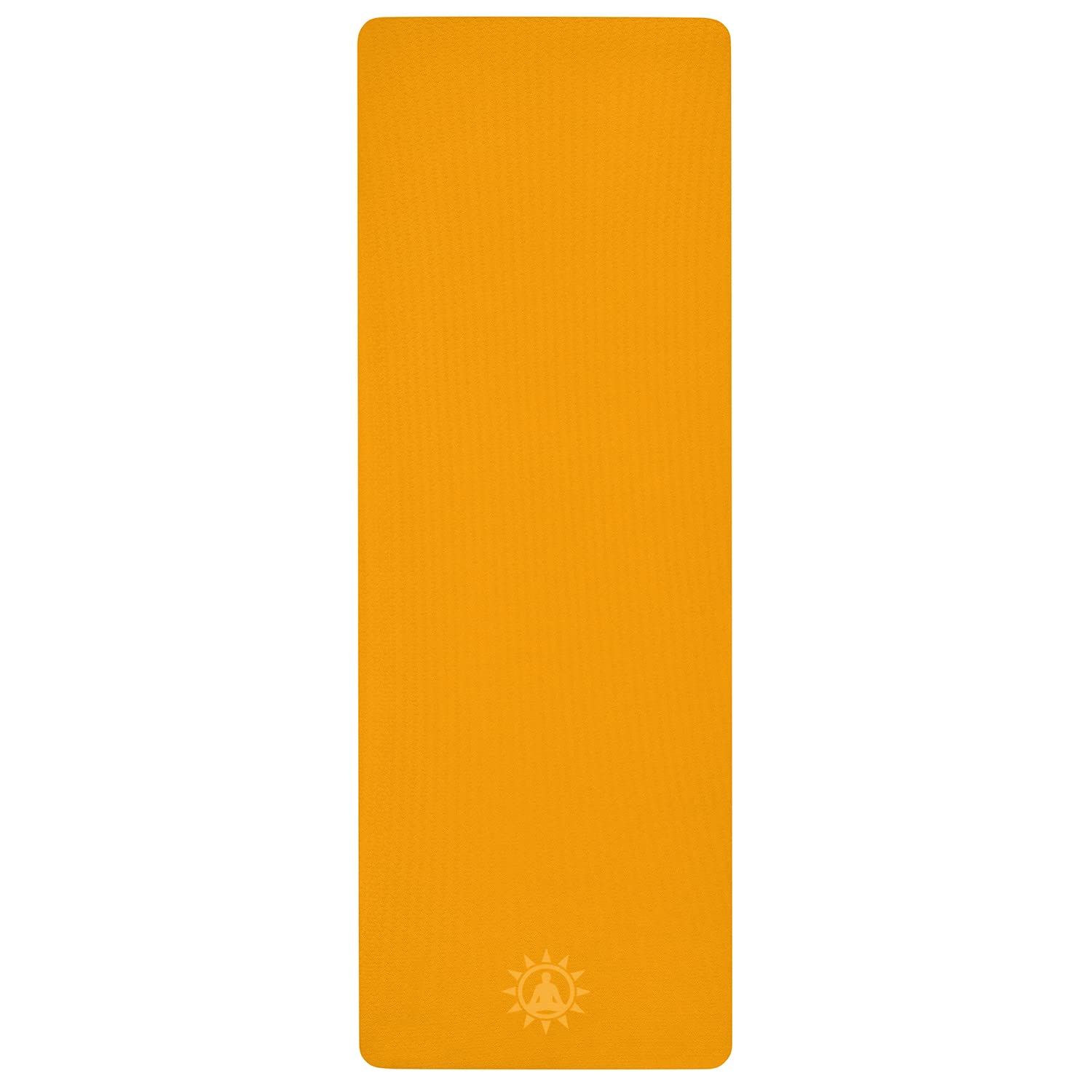 Yogwise 4mm Orange Yoga Mat for Home Workouts and Gym