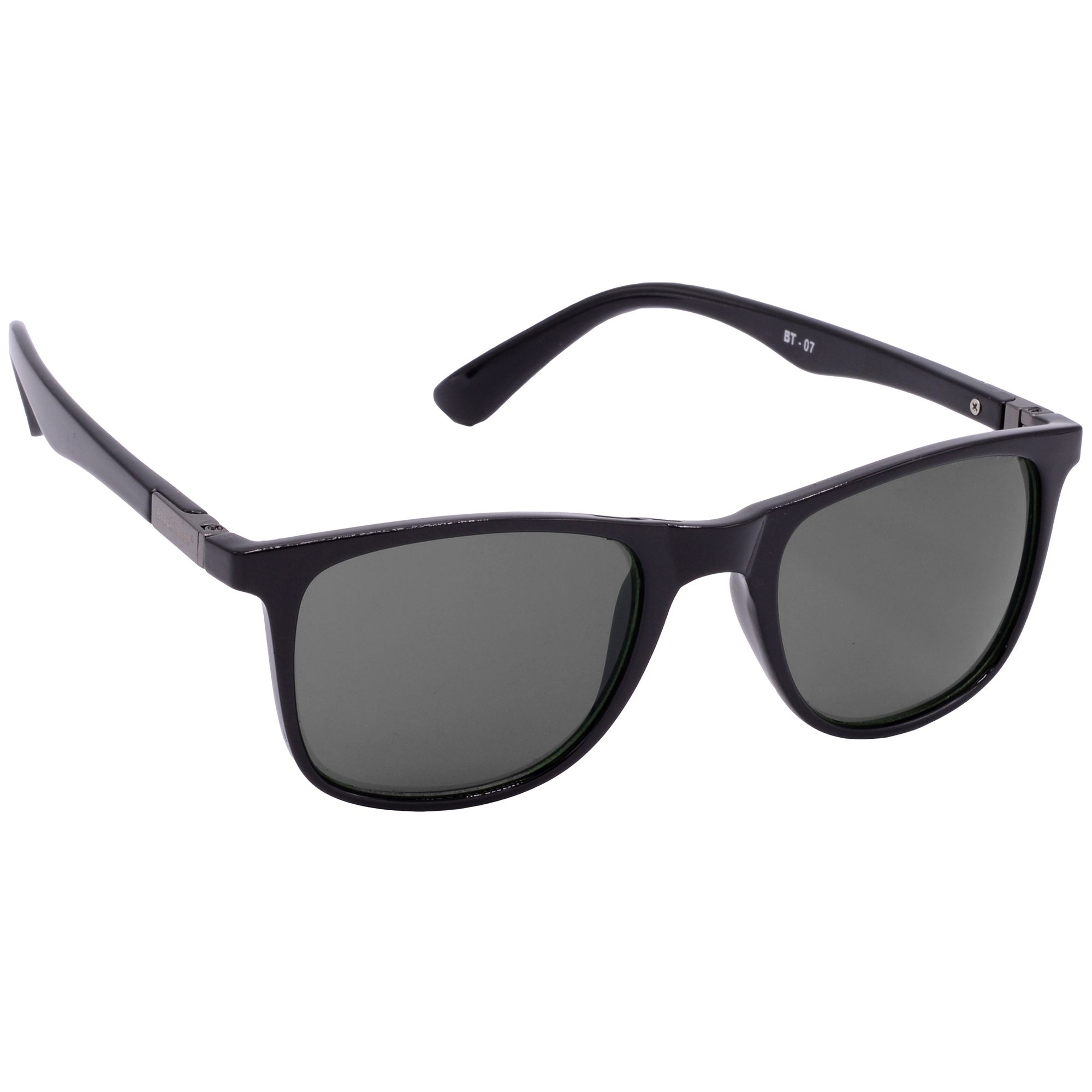 Hrinkar Grey Rectangular Stylish Goggles Black Frame Sunglasses for Men & Women - HRS-BT-07-BK-BK-BK