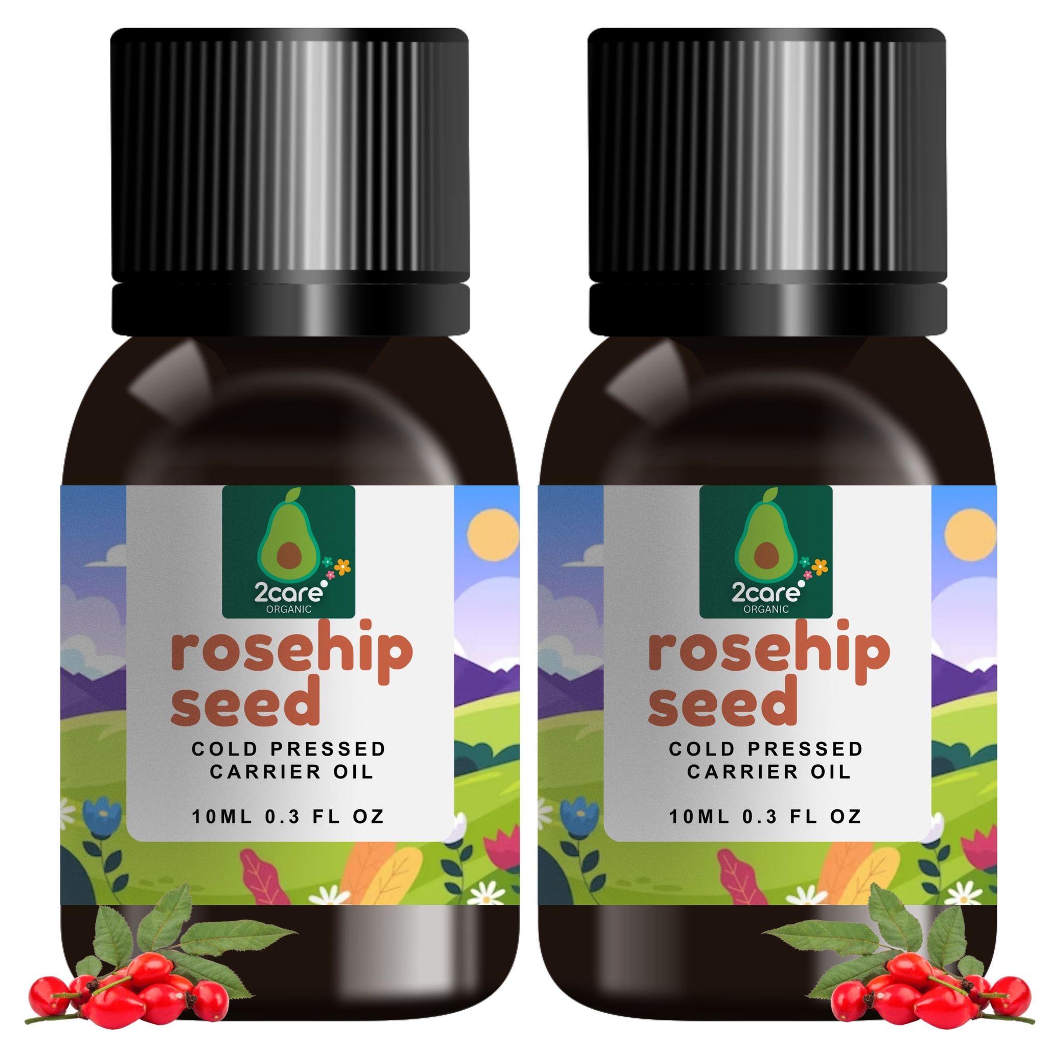 2care rosehip carrier oil combo (10ml+10ml)