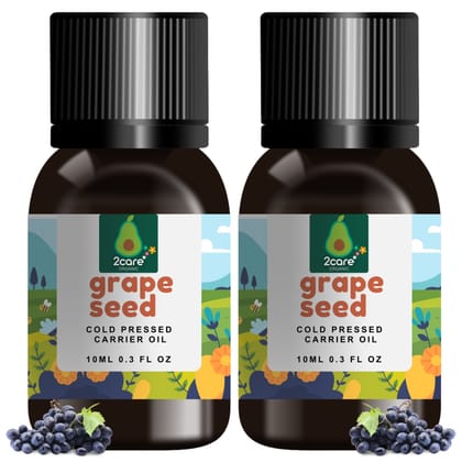 2care grapeseed carrier oil combo (10ml+10ml)