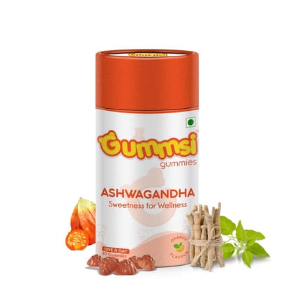 Gummsi Ashwagandha Gummies for Men and Women - 30 Gummies