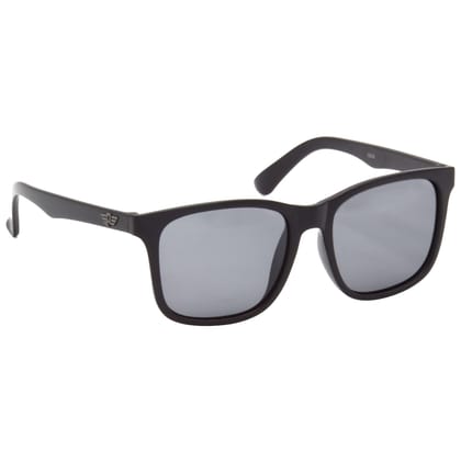 Hrinkar Black Rectangular Sunglasses Brands Black Frame Polarized Goggles for Men & Women - HRS504-BK-BK-P