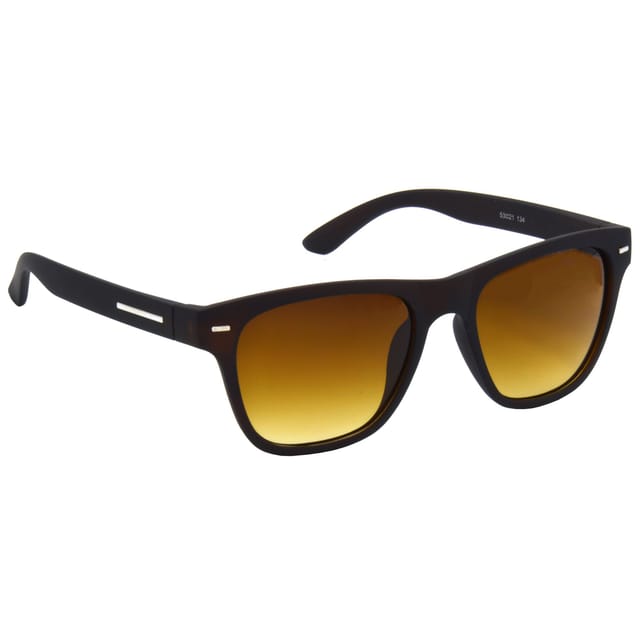 Hrinkar Multicolor Rectangular Sunglasses Brands Brown Frame Goggles for Men Women HRS487 BWN BWN CLR