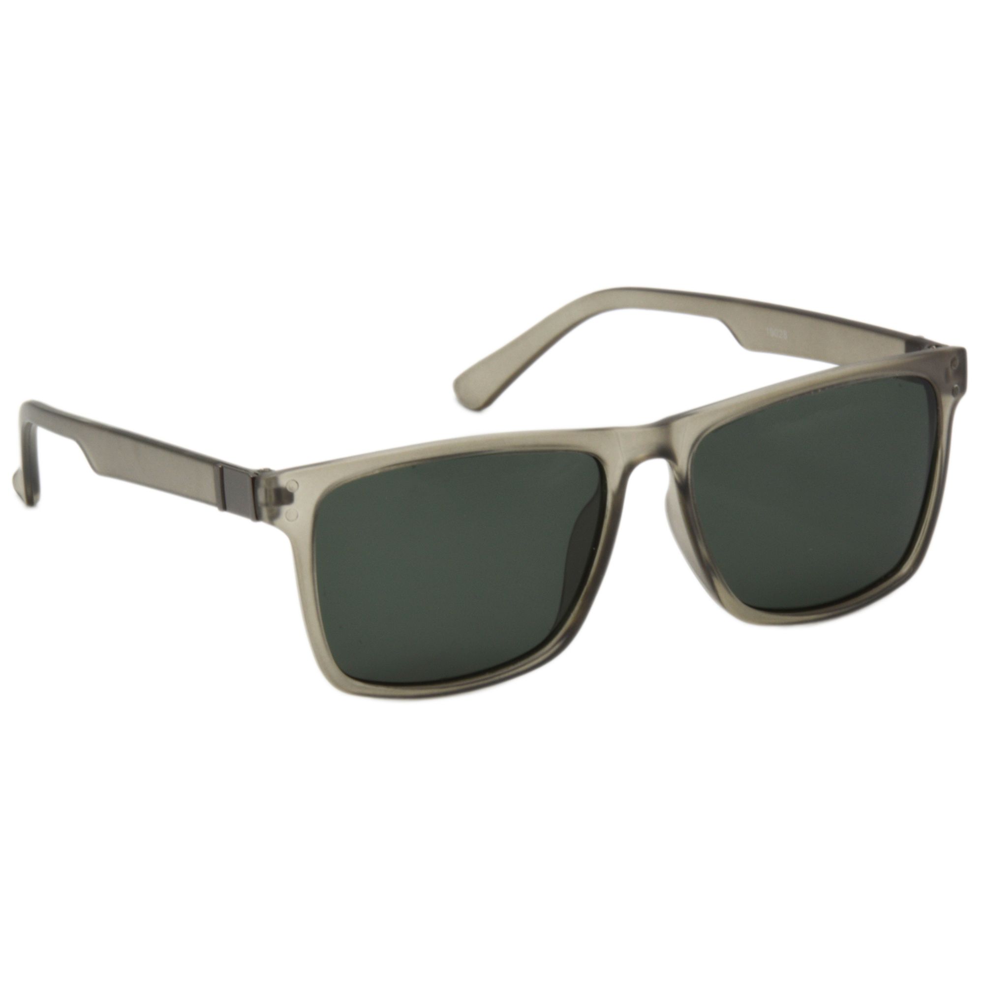 Hrinkar Green Rectangular Sunglasses Brands Grey Frame Polarized Goggles for Men & Women - HRS496-GRY-GRN-P