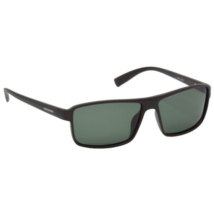 Hrinkar Green Rectangular Sunglasses Styles Black Frame Polarized Glasses for Men & Women - HRS497-BK-GRN-P