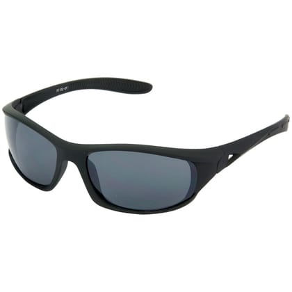 Hrinkar Grey Sports Stylish Goggles Black Frame Sunglasses for Men - HRS120