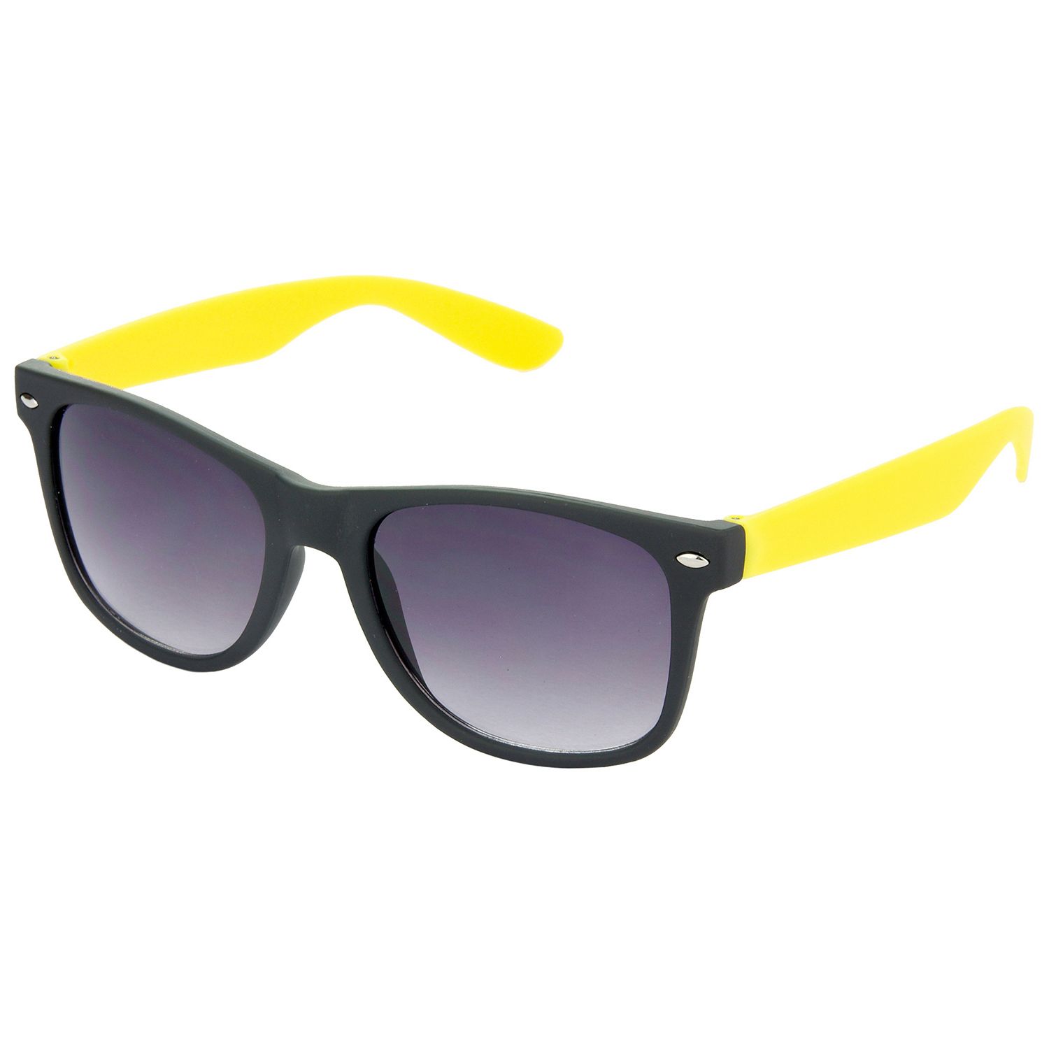 Hrinkar Grey Rectangular Stylish Goggles Yellow Frame Sunglasses for Men & Women - HRS23