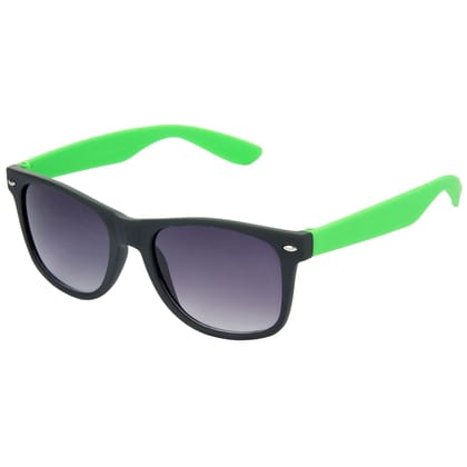 Hrinkar Grey Rectangular Sunglasses Brands Green Frame Goggles for Men & Women - HRS22