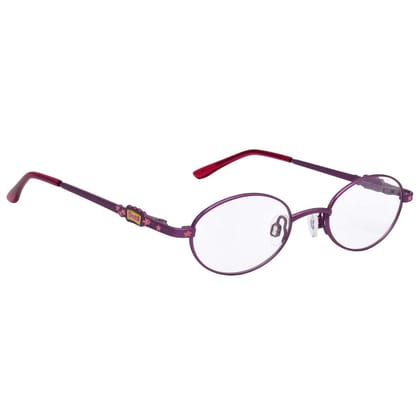 Hrinkar Trending Eyeglasses: Purple Oval Optical Spectacle Frame For Kids Boy & Girl |HFRM-126-PNK