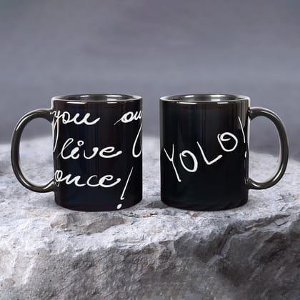 Stylish YOLO Coffee Mug