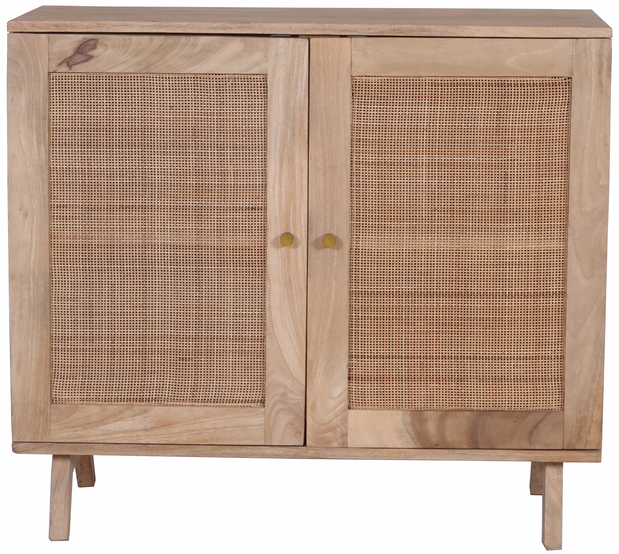 WOODEN RATTAN CABINET