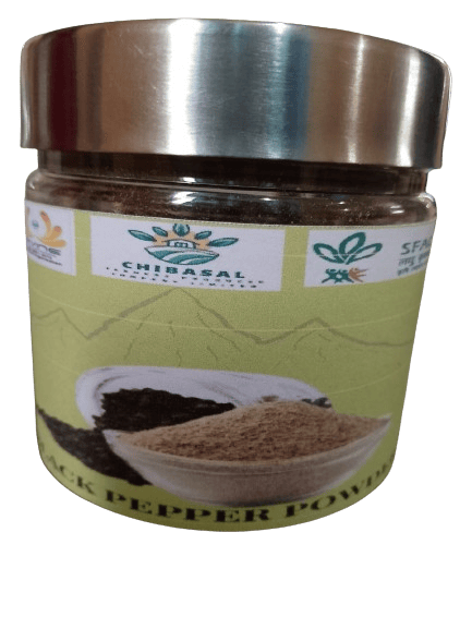 Organic Black Pepper Powder (From North East, India)