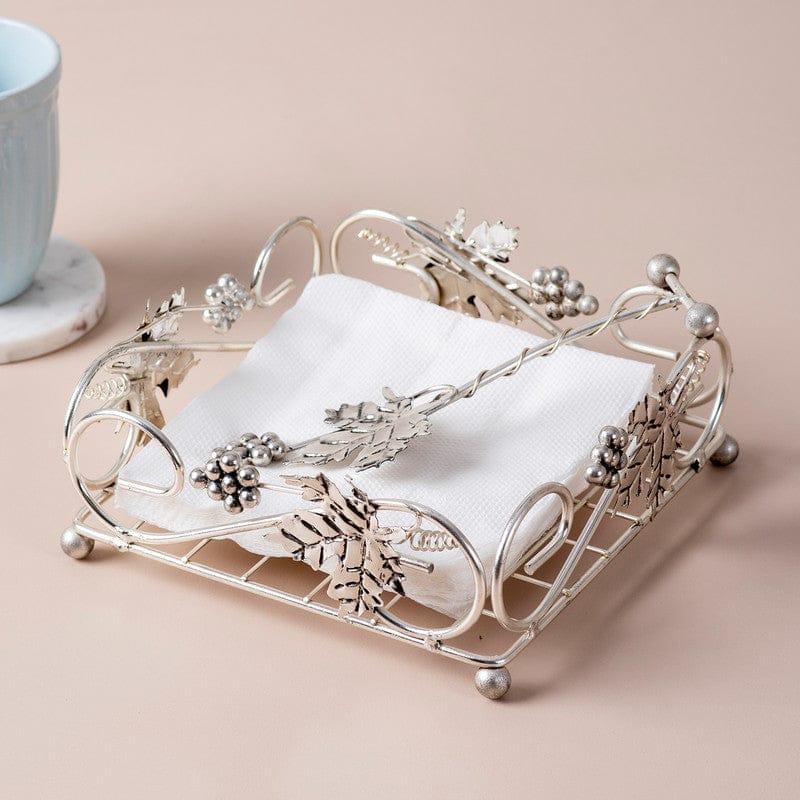 Lustre Napkin Holder - Silver