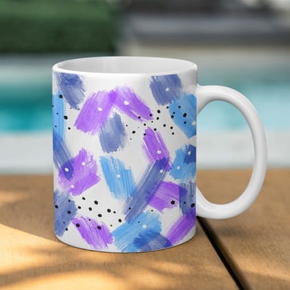 Lavender Brushstroke coffee Mug