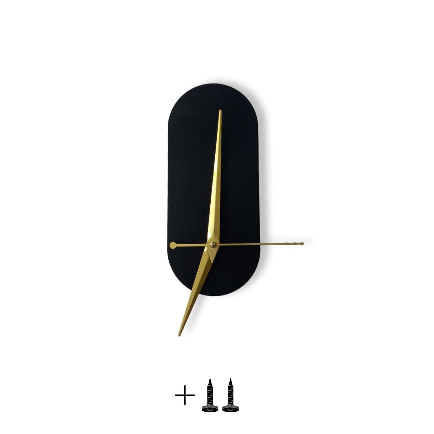 UNLEASHING Unique Art with Luxury Designer Stylish Black Wooden Wall Clock