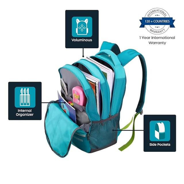 32.5 L Backpack Fizz Sch Bag Blue