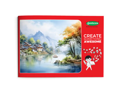 Drawing Book - 3A (Red) - 36 Pages PACK OF 12