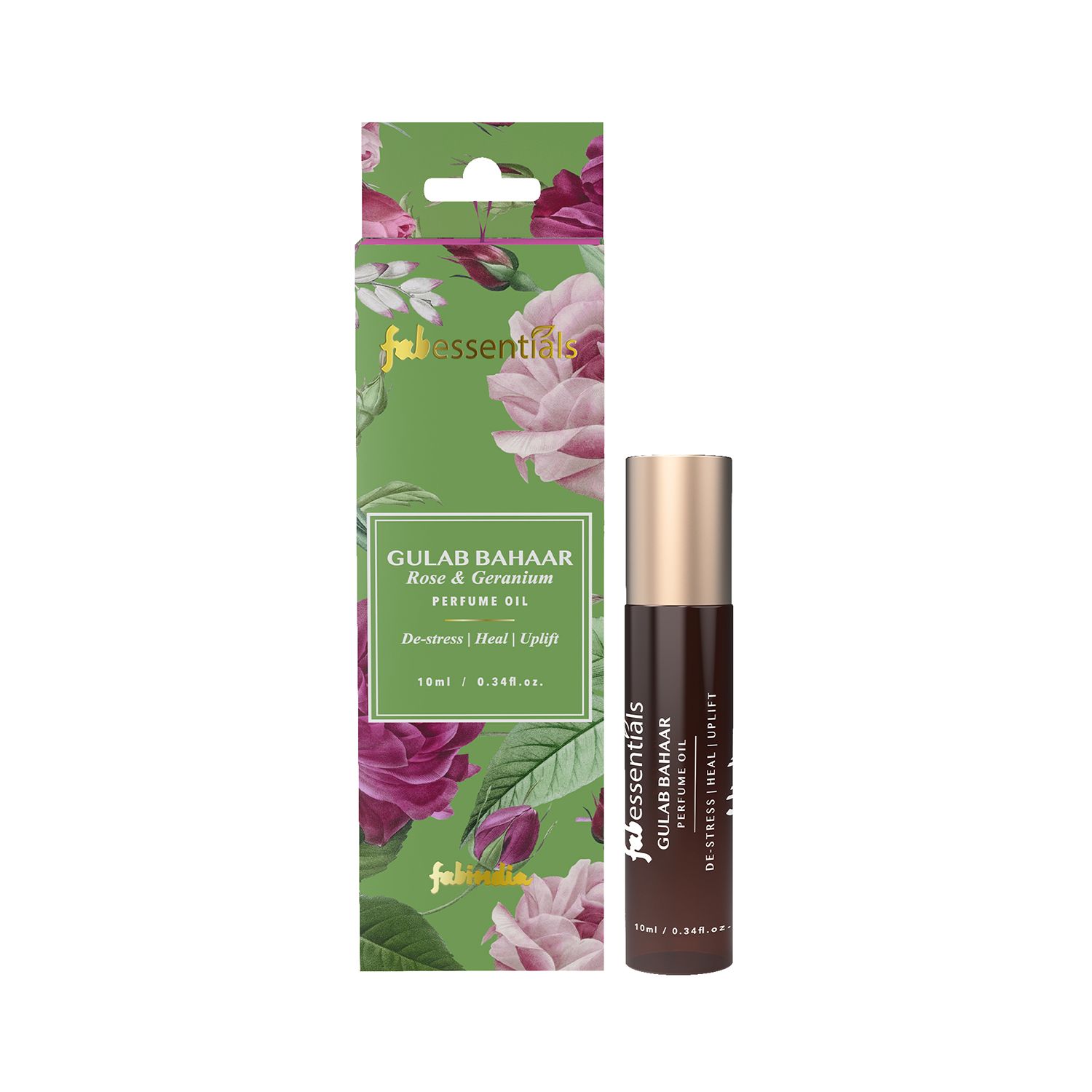 Fabessentials Gulaab Bahaar Rose & Geranium Perfume Oil 10 ml