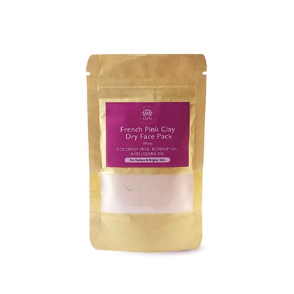 Kaaya Natural French Pink Clay  Dry Face Pack