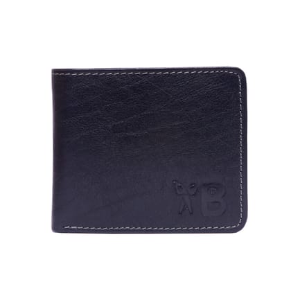 Grabbish Leather Wallet for Men | Multiple Card Slots | Currency Compartments and Coin Pocket | Wooden Box Packing