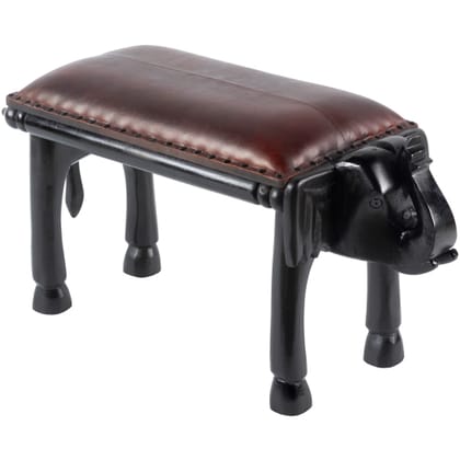 ELEPHANT LEATHER STOOL