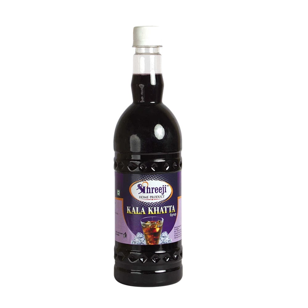 Shreeji Kala Khatta Syrup Mix with Water for Making Juice 750 ml