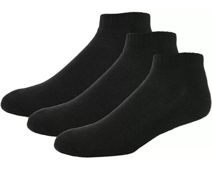 ShriGeeta Enterprises Unisex Ankle Socks (Pack of 3)