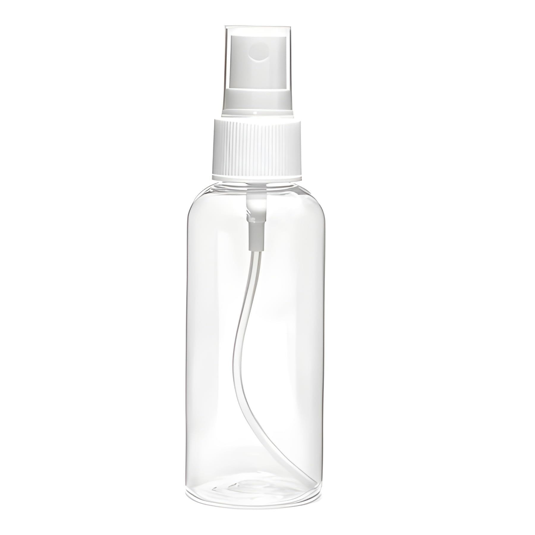 Transparent Plastic Empty Refillable Reusable Fine Mist Spray Bottle with Dust Cap 200 ml Spray Bottle(Pack of 1)