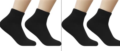 ShriGeeta Enterprises Unisex Ankle Socks (Combo & Pack of 4) Free Size
