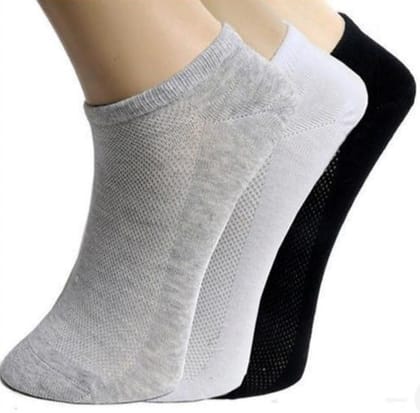 ShriGeeta Enterprises Unisex Ankle Socks (Combo & Pack of 3) Free Size