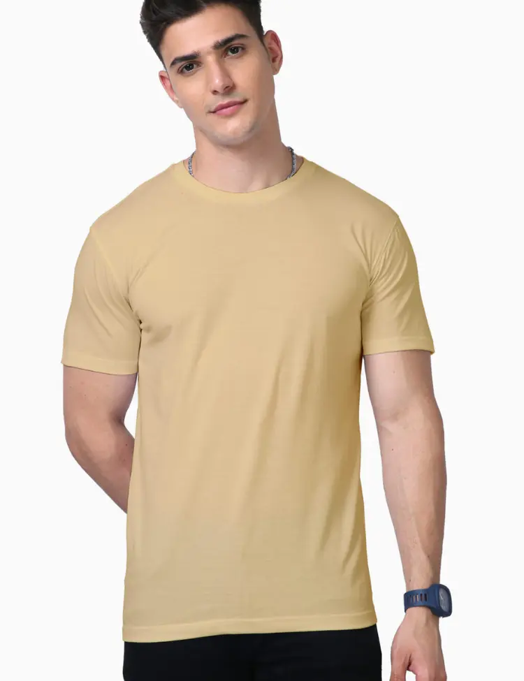 Everyday Essentials – Iconic Premium Supima Cotton – Plain Unisex Straight Fit T-Shirt