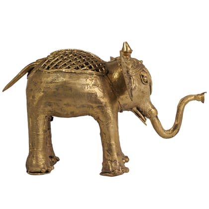 Jharcraft Dhokra Elephant Big (DK00578)