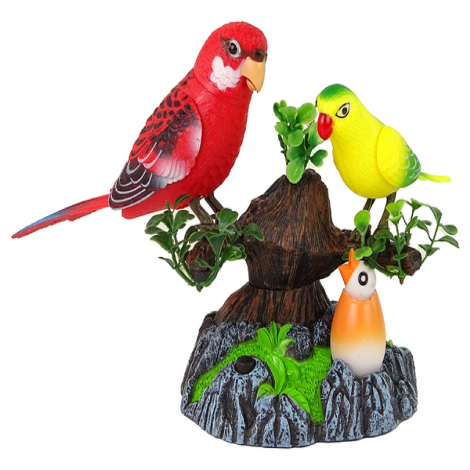 KTRS Enterprise Electric Birds Battery Operated Voice Control Talking Parrots