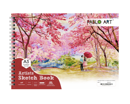 PABLO ART A3 Artist Sketch Book For Pen pencil,charcoal. Sketch Pad (50 Sheets)