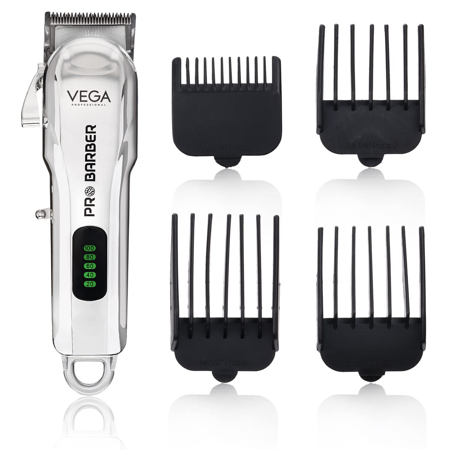 VEGA Professional Pro Barber Hair Clipper, 240 mins Runtime & Japanese Stainless Steel Taper Blades, (VPVHC-09)