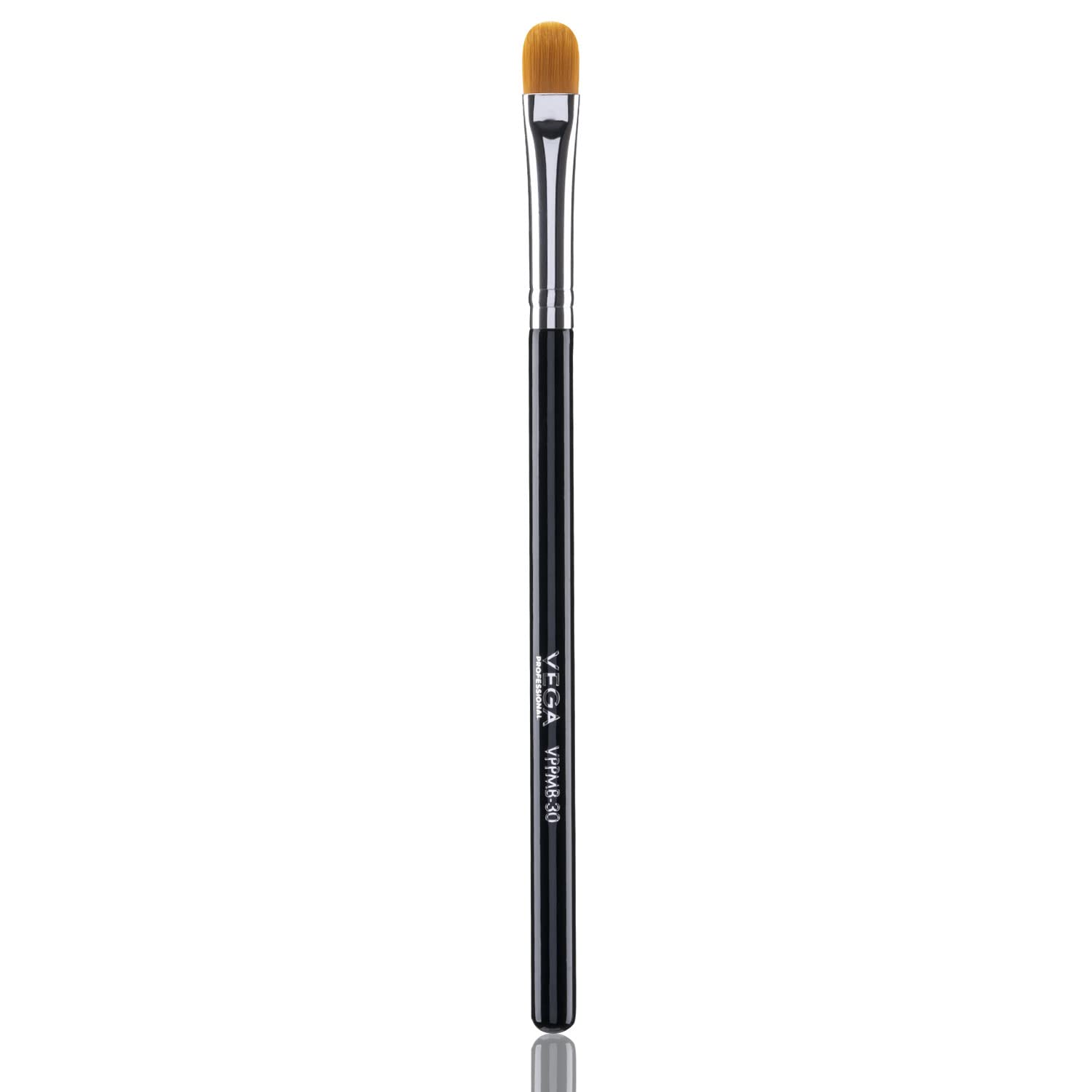 Vega Professional Dab On Concealer Brush, Soft Bristles, Copper Ferrule, Wooden Handle(VPPMB-30)