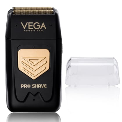 VEGA Professional Pro Shave Hair Shaver with Gold Titanium Foil & 210 mins Runtime, (VPPFS-01)