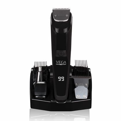 VEGA Men 9-in-1 Multi-Grooming Set with Beard/Hair Trimmer, Nose Trimmer & Body Groomer And Shaver, (VHTH-21)