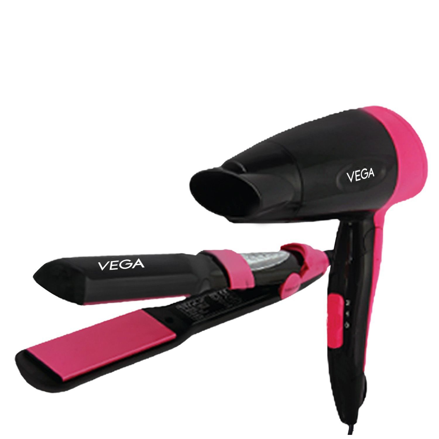 VEGA Miss Perfect Styling Set - Hair Dryer And Straightener Combo (VHSS-01)
