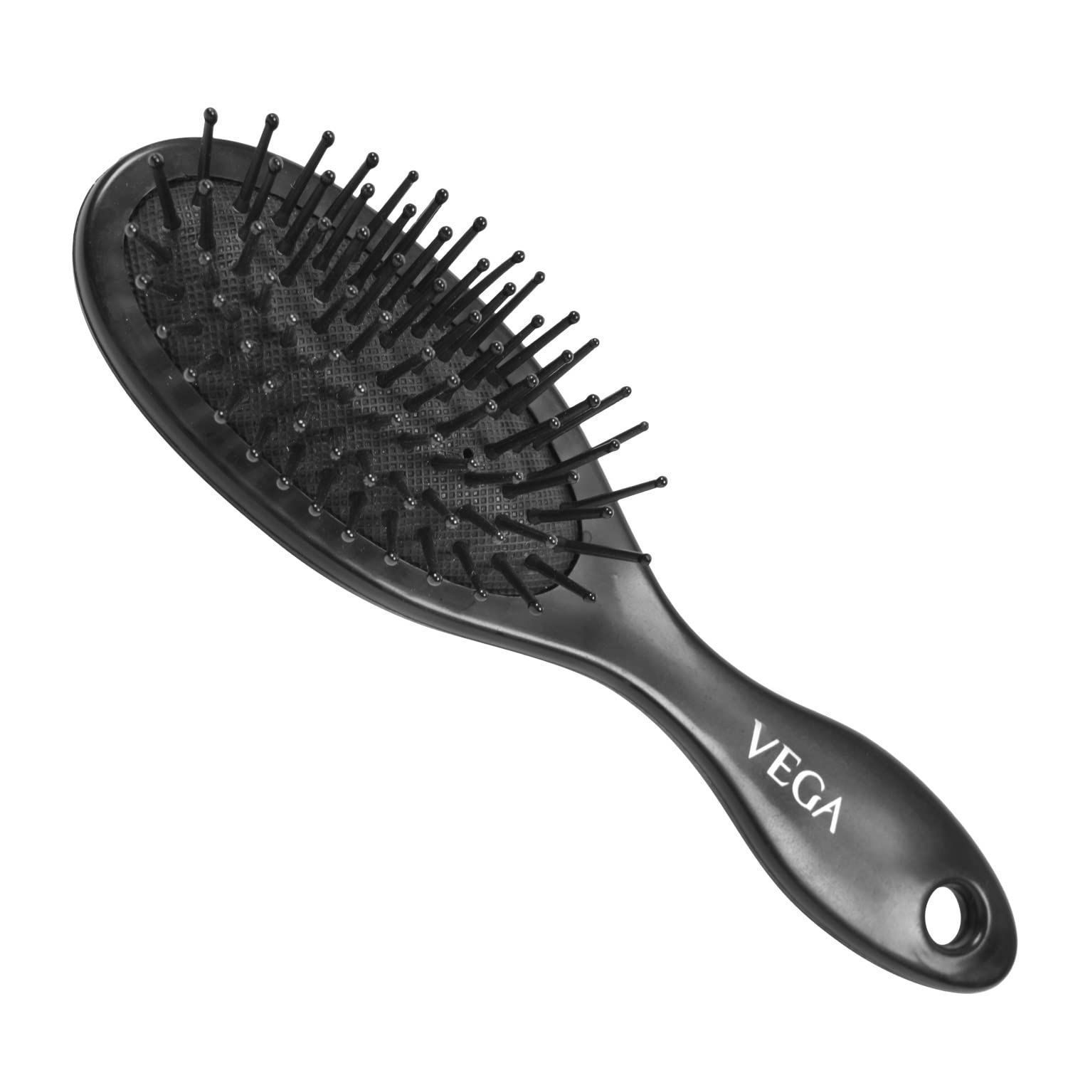 Vega Cushioned Hair Brush (India's No.1* Hair Brush Brand) For Men & Women, All Hair Types (R3-CB)