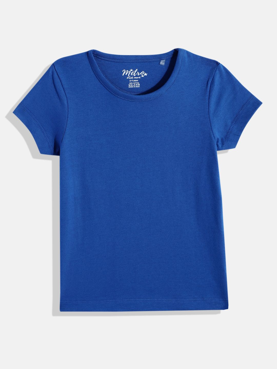 Girls Crew Neck solid T- shirt