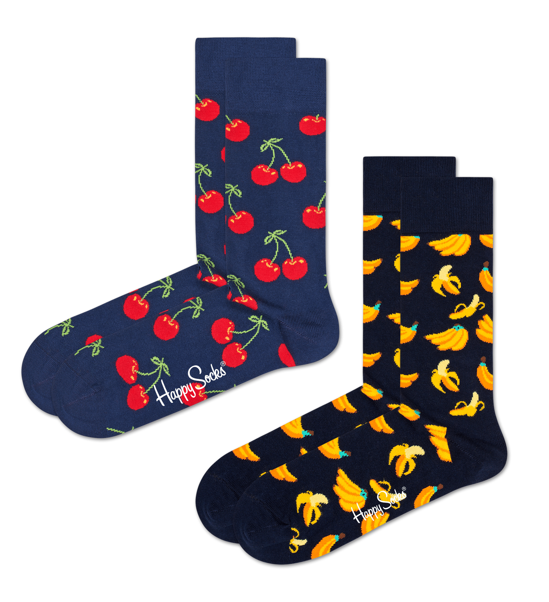 Happy Socks Pack of 2 Classic Cherry Socks