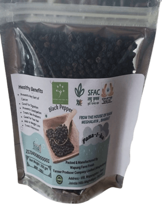 Organic Black Pepper (From East Jaintia Hills)