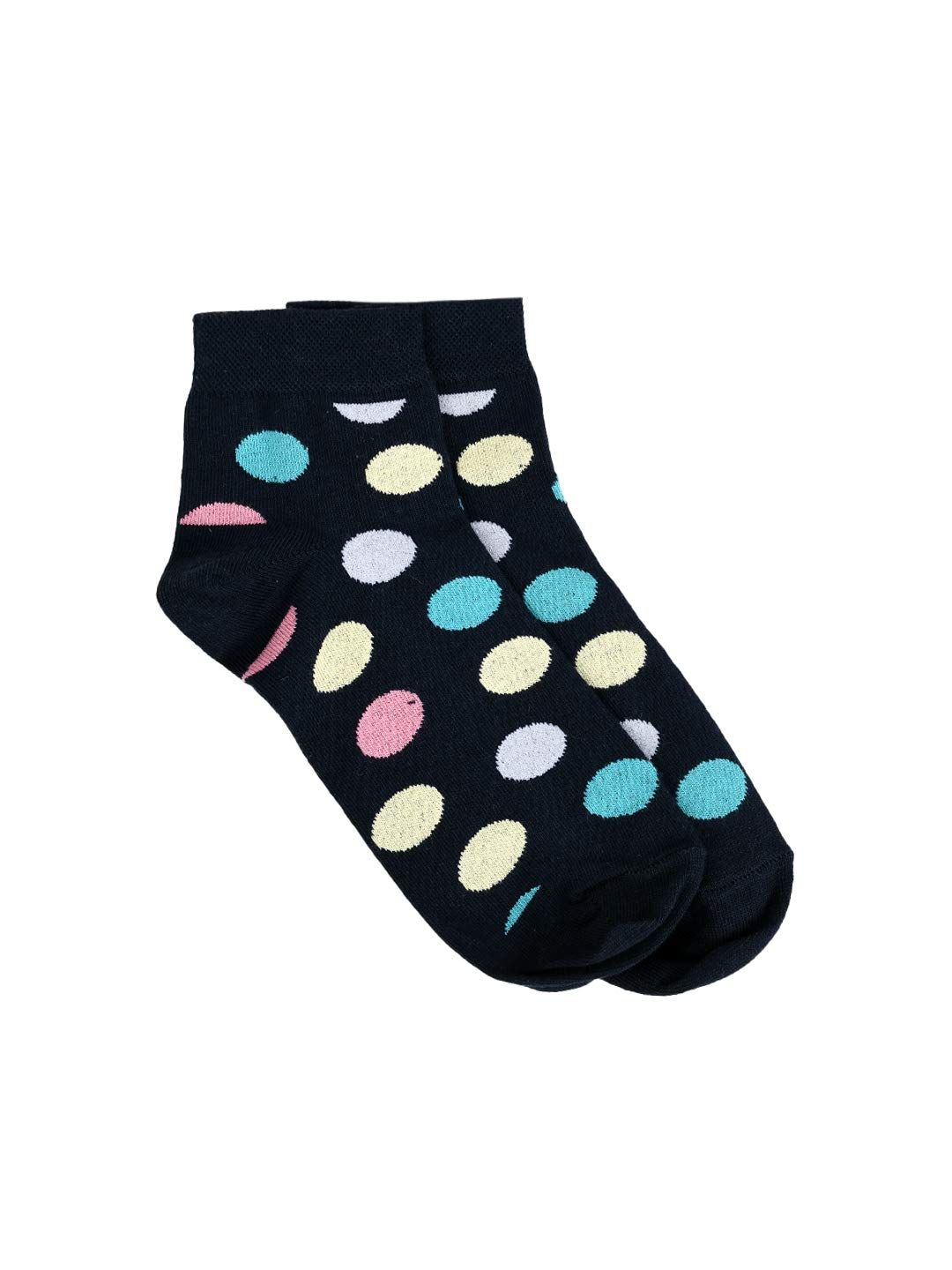 SWHF Soft Organic Cotton Ankle Length Socks Set | For Men & Women |Polka Dot