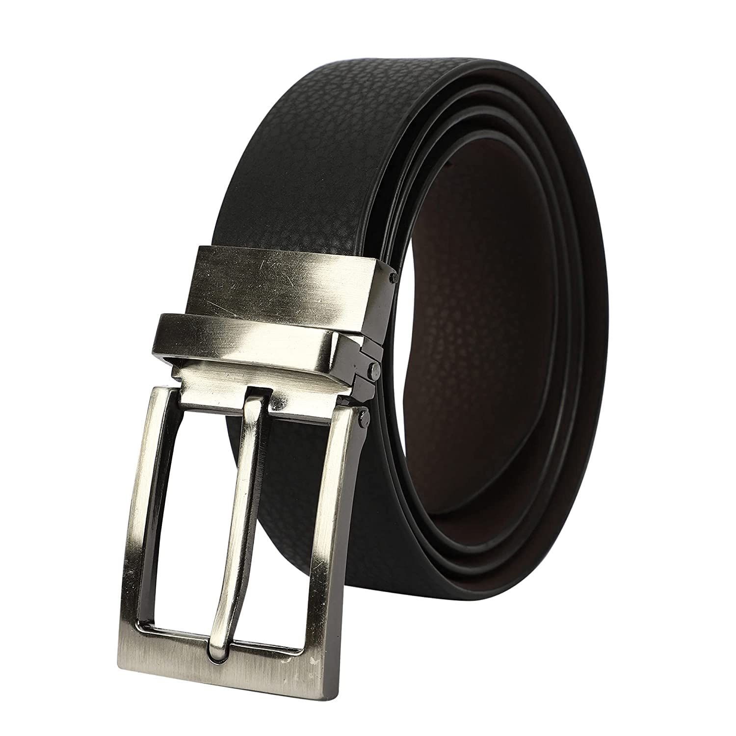 SWHF shirt tucker for men leather belt black reversible waist belts tuck in original formal premium mens branded beltbuckles buckle stay double side genuine