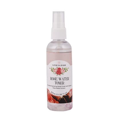 Rose Toner- Rosy Glow Hydrating Facial Toner with Organic Rose Water Extract