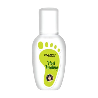 KEYA SETH AROMATHERAPY  Heel Healing Lotion Hydration for Dry and Cracked Heels Enriched with Essential Oil (Unisex) - 35gm