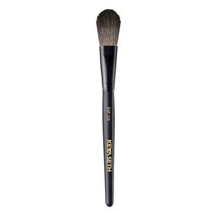 Keya Seth Professional Makeup, Flat Foundation Brush with Soft & Fine Bristles for Buffing, Stippling, Concealer & Smooth, Even Finish & Flawless Look